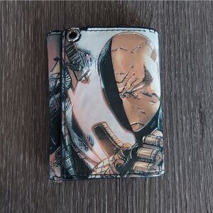 DC Comics DEATHSTROKE Tri-Fold WALLET Card Case Money Holder Hot Topic